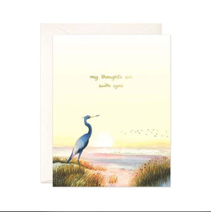 My Thoughts Are With You Card