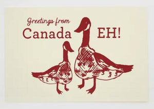 Greetings From Canada Eh Postcard