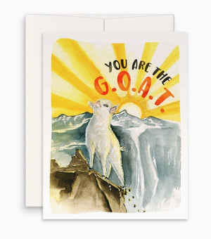 You Are The Goat Card