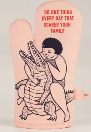 Scare your Family Oven Mitt