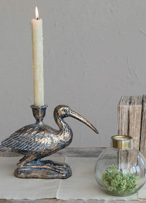 Heron Tapered Candle Holder