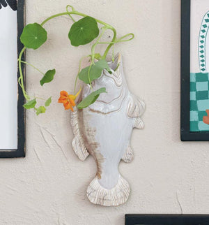 Fish Wall Vase