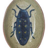 Blue Beetle Oval Side Dish
