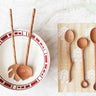 Wooden Leaf Salad Tongs