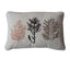 Embroidered Coral Pillow
