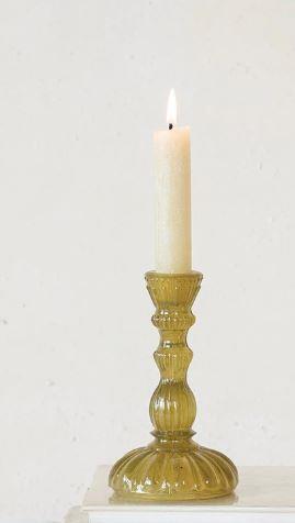 Chartreuse Taper Candle Holder