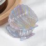 Blue Grey Sea Shell Hair Claw