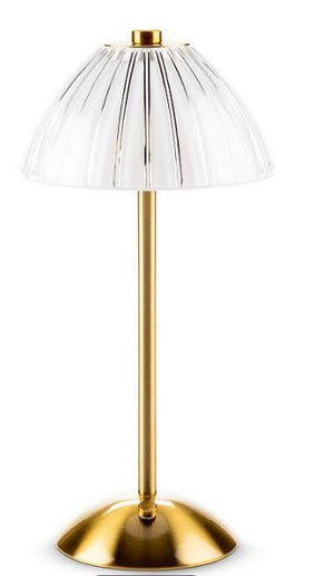 LED Table Lamp Gold and White