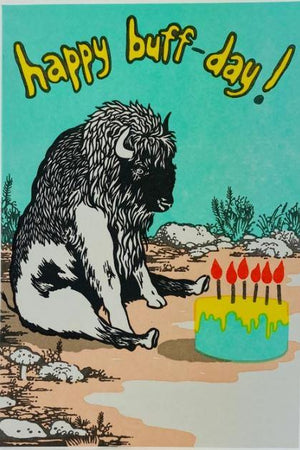 Happy Buff-day Birthday Card