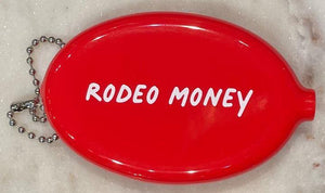 Rodeo Money Red & White Coin Purse