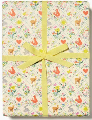 Woodland Critters Wrapping Paper 3 sheets