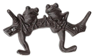 Frogs on Branch Hook
