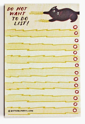 Funny Cat To Do List Notepad