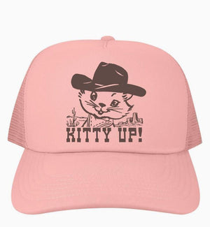 Kitty Up Cowboy Cat Hat Pink