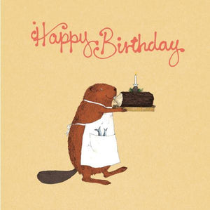 Happy Birthday Beaver Card