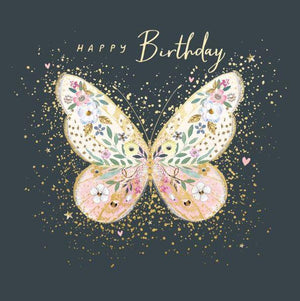 happy Birthday Butterfly Card