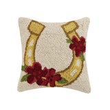 Horseshoe Hook Wool Pillow