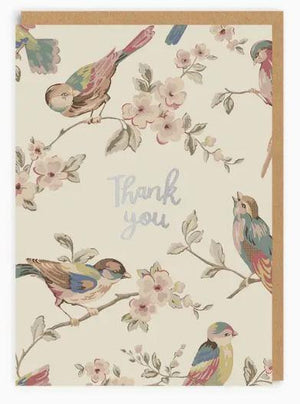 Cath Kidston Thank You Birds Card