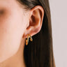 Mila Waterproof Hoop Earrings