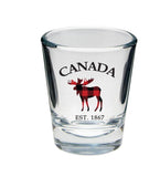Canada Plaid Moose Shot Glass