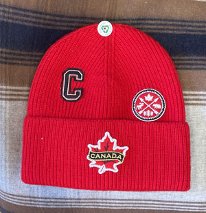 Red Canada Patch Hat