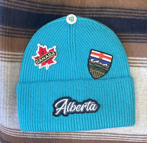 Teal Alberta Patch Hat