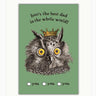 Hoo's the Best Dad Card