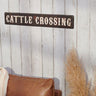 Cattle Crossing Sign