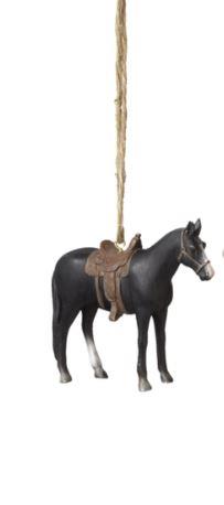 Black Horse Ornament