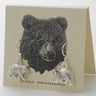 Silver Bear Dangle Earrings