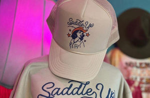 Saddle Up Cowgirl Cream Hat
