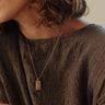 Picture Jasper Golden Necklace