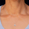 Snow Capped Silver Mountain Necklace
