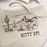 Kitty Up Cowgirl Tote Bag
