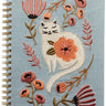 Catbloom Embroidered Journal