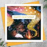 Happy Birthday Camp Fire Card
