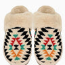 Aztec Beige Slippers S/M