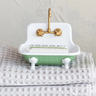 Green Bathroom Sink Soap Dish