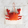 Velvet Crab Ornament