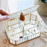Gold & Glass Jewlery Box