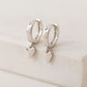 Everly Huggie Hoops Silver