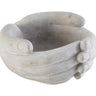 Cupped Cement Hands Bowl