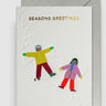 Season's Greetings Snow Angels Card