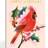 Happy Holidays Cardinal Notecards
