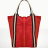 Melody Orange Suede Leather Bag