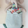 Stuffed Elephant in Blue Flower