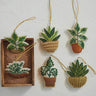 Potted Plant Beaded Ornaments