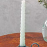 Enamel Blue Chamberstick Candle Holder