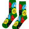 Mens Green Dog Socks