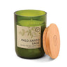 Palo Santo Recycled Wine Bottle Candle